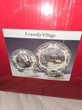 JOHNSON BROS THE FRIENDLY VILLAGE SETS OF 5 PIECE PLACE SETTING NIB